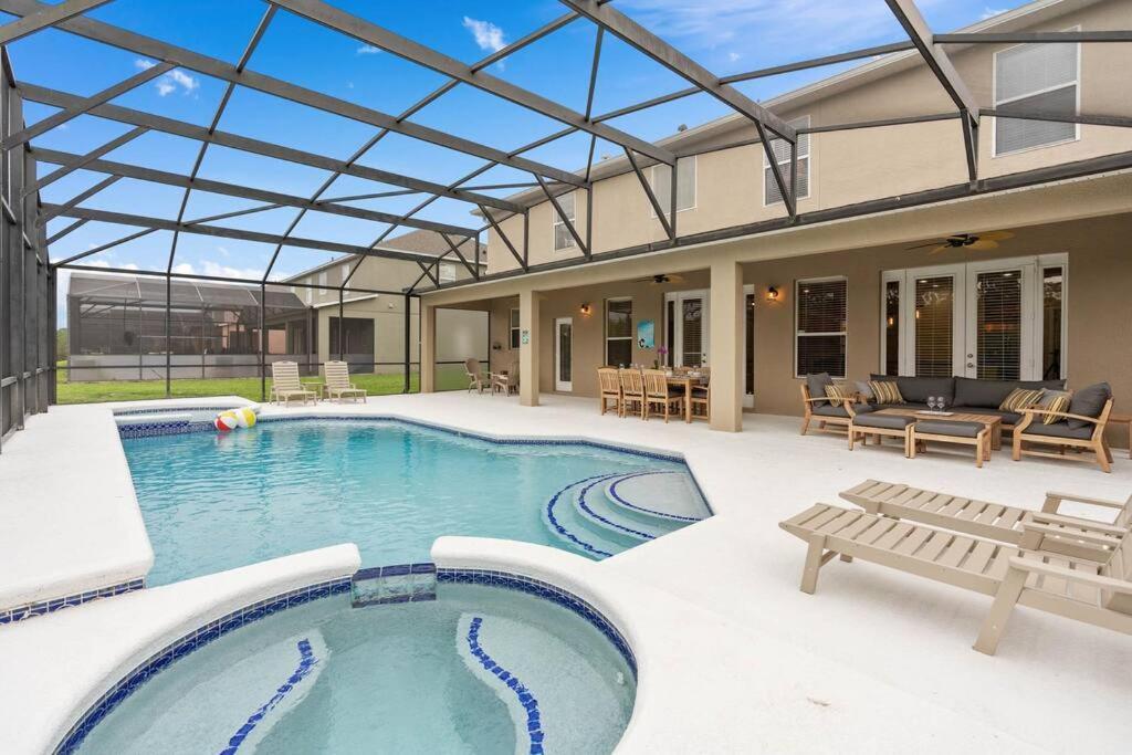 Lakeview W/8 Bedroom 5 Kingsuite 3 Miles To Disney Kissimmee Dış mekan fotoğraf