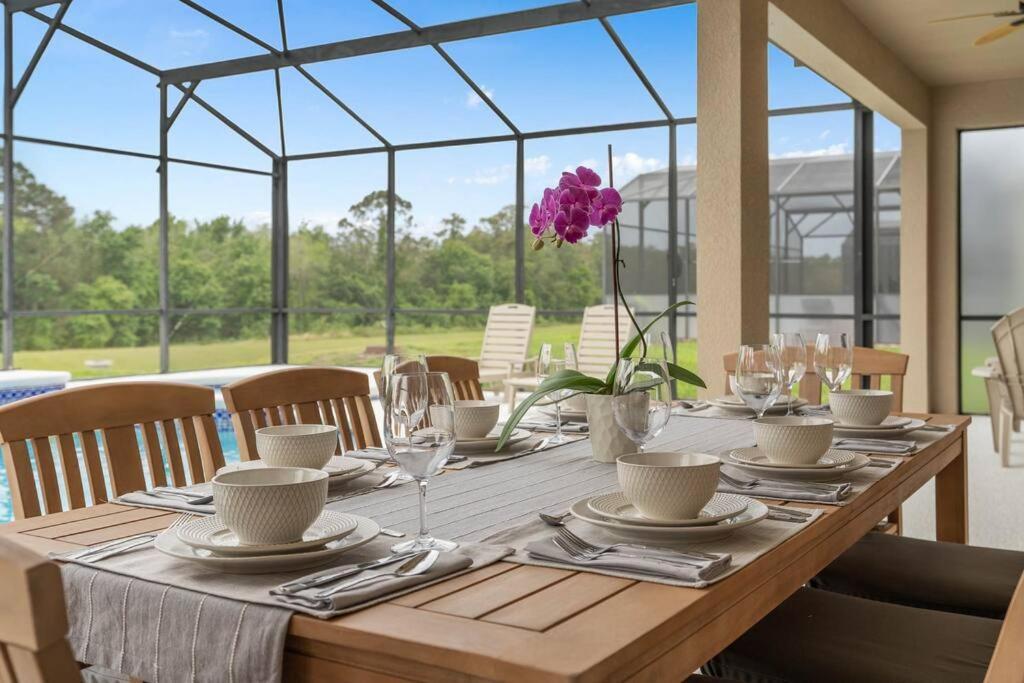 Lakeview W/8 Bedroom 5 Kingsuite 3 Miles To Disney Kissimmee Dış mekan fotoğraf